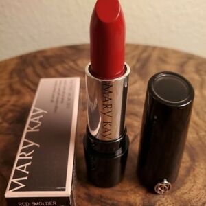 Mary Kay Red Smolder Gel Semi Shine Lipstick